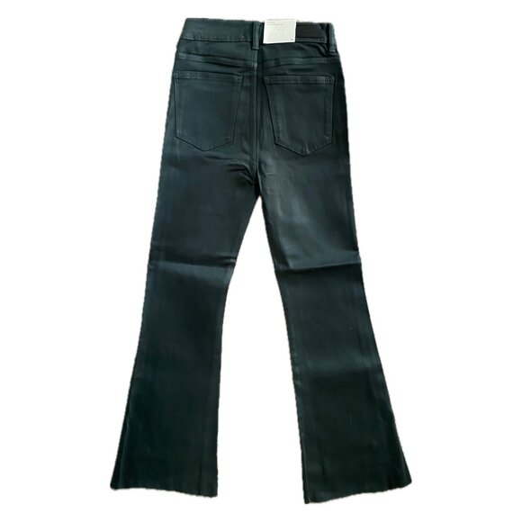 NWT DL1961 Bridget Boot High Rise Instasculpt Jeans Denim in Deep Pine Coated 26 - Picture 6 of 9